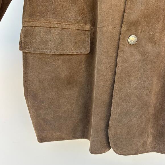 Cabela’s Men’s Leather Vintage Suede Work Jacket Tan Size 50 Big Tall - Picture 7 of 9